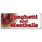 Signmission SPAGHETTI AND MEATBALLS BANNER SIGN italian cucina food pasta meatballs B-Spaghetti And Meatballs - alternate 1